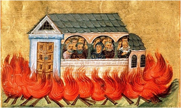 28 Aralık. Nikomedya’da yakılarak öldürülmüş 20,000 kutsal Şehit. 