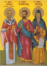 23 Ocak Ankaralı kutsal Piskopos ve Şehit Klement ve kutsal Şehit Agathangelos