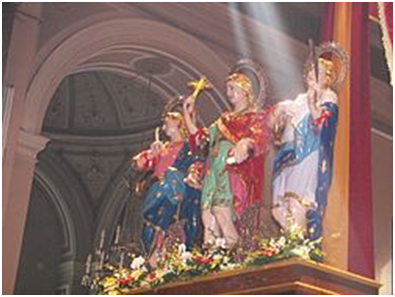 10 Mayıs Sicilya’nın Kutsal Şehitleri Alfeus, Filadelfus and Cyprinus 