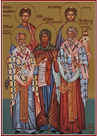 28 Temmuz Yetmişlerden Aziz Havari Diyakonlar, Prohorus, Nikanor, Timon ve Parmenas