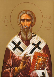 18 Eylül  Gortyna Piskoposu, Aziz Evmenios