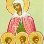 21 Ağustos  Aziz Şehitler Vassa ve Onun Oğulları Theognis, Agapios, Pistis