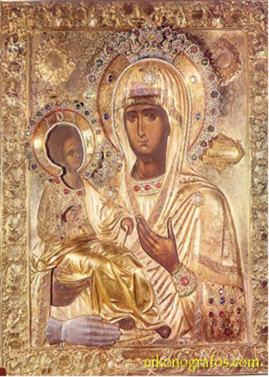  28 haziran  Pek kutsal Hanımefendimiz Tanrıdoğuran’ın «Üç elli» ikonası’nın anması